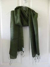 New Teal Green Silk Cashmere Blend Pashmina Lightwt Scarf Wrap Shawl 28x80"