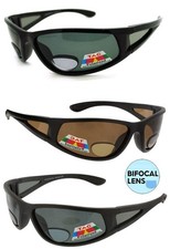 POLARIZED MENS WOMENS BIFOCAL SUNGLASSES READING SUN GLASSES WRAP UV400