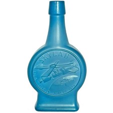 1970s Vintage Skylab Nasa Decanter Glass Bottle Space Age Mid Century Modernist