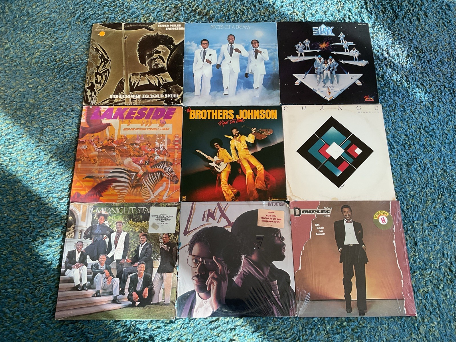 ( 9 ) CLASSIC R&B SOUL FUNK DISCO LP VINYL RECORD LOT  VG+ / EX