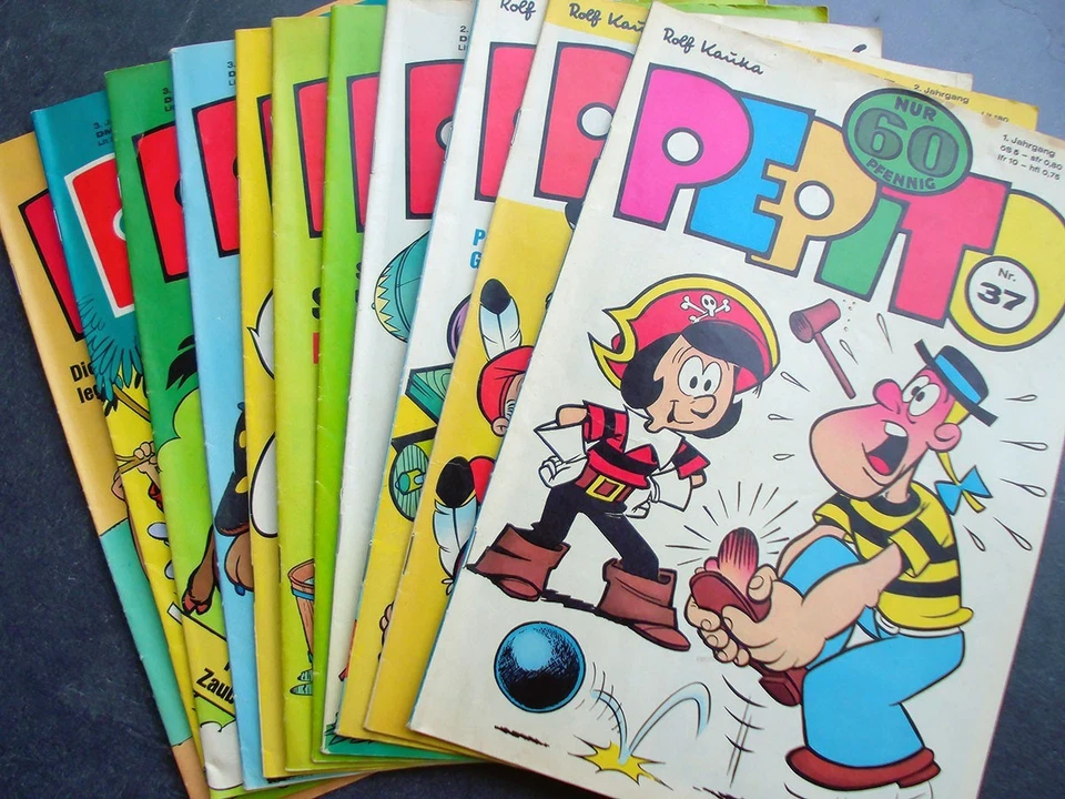 Auswahl: Pepito 1.-3. Jg. 1972-1974, schöne Zustände, mit Beilage, Kauka/Pauli - Bild 1 von 1