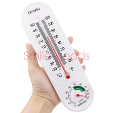 Mini Thermometer Hygrometer Humidity Temperature Meter Tester Indoor Outdoor USA