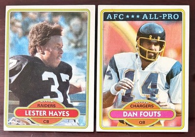 1980 Topps Football Card Singles (#1-250) U Pick! 50 Cent Shipping/Discounts!