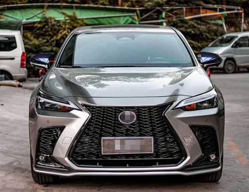 Blue Glossy Exterior Ox Horn Rear View Mirrors Cover For Lexus NX&RX 2015-2024 - Picture 4 of 5
