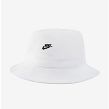 NEW NIKE Kids Futura Bucket Hat-White FB5648-100