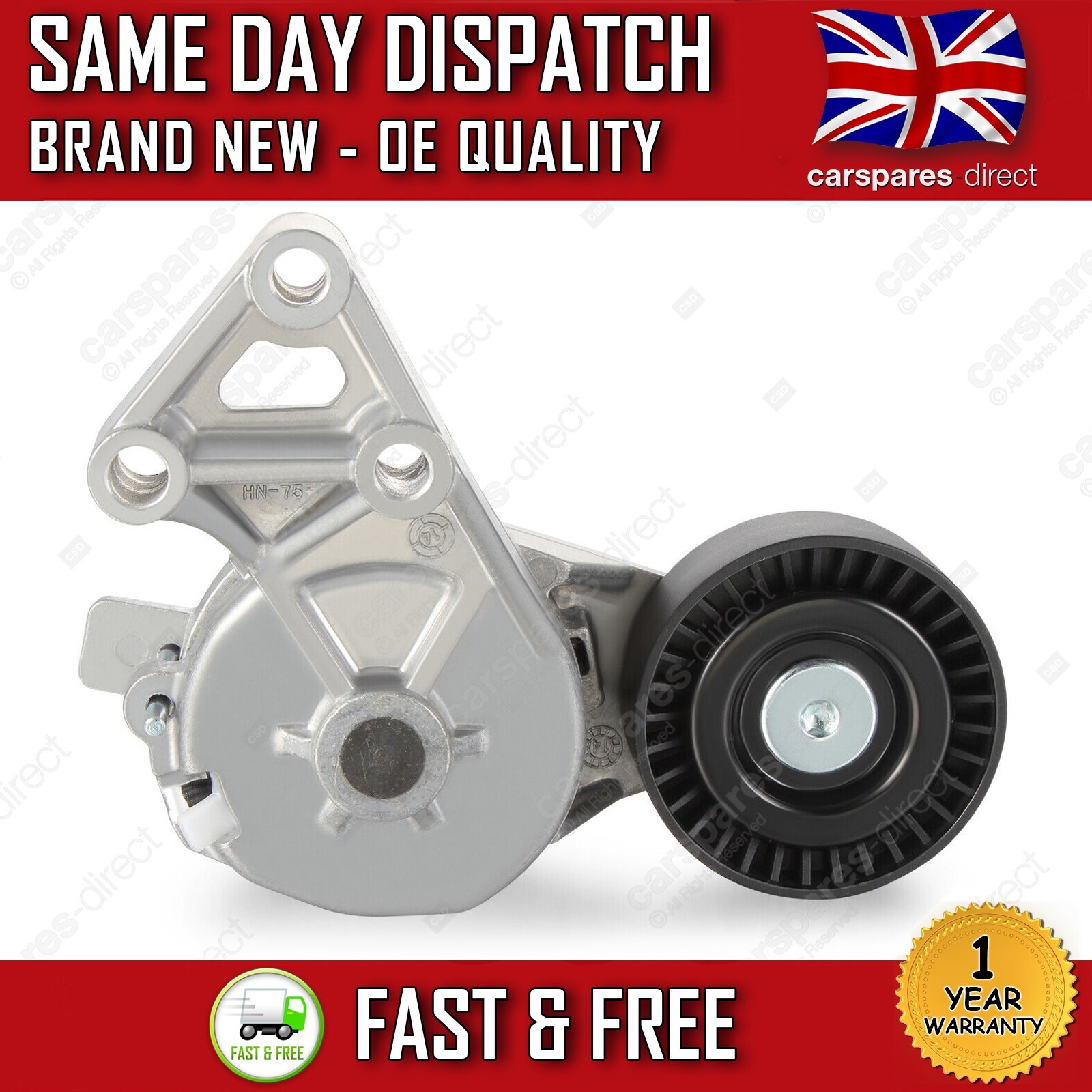 VW GOLF MK4 / BEETLE / BORA TENSIONER PULLEY FAN BELT IDLER 1998>2010 1