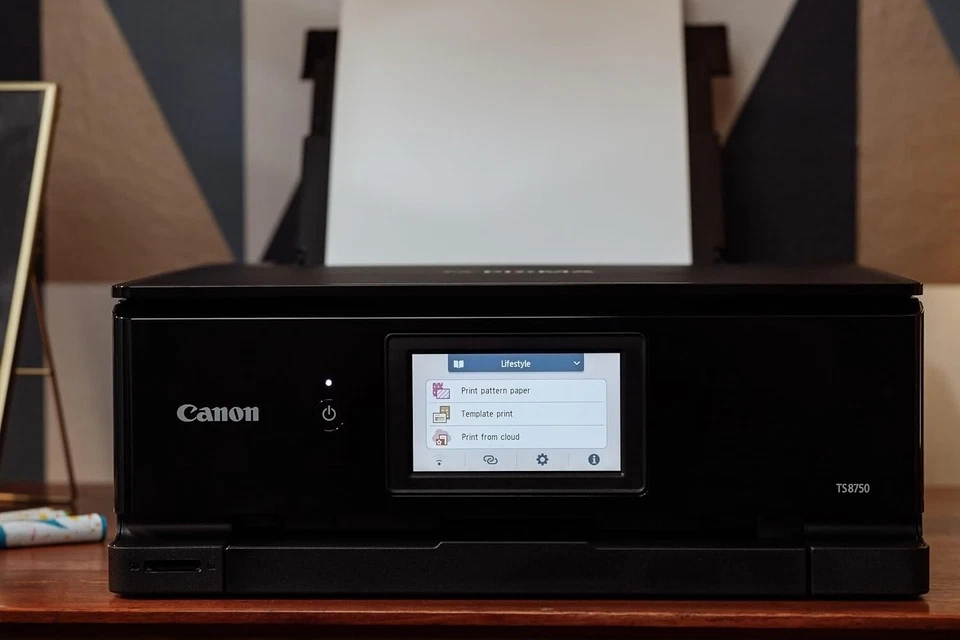 Canon PIXMA TS8750 Inkjet A4 4800 x 1200 DPI Wi-Fi *NO INK* - Image 2 of 4