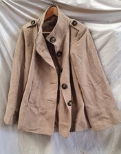Ladies Evan Brown Coat Size 14 Rs35