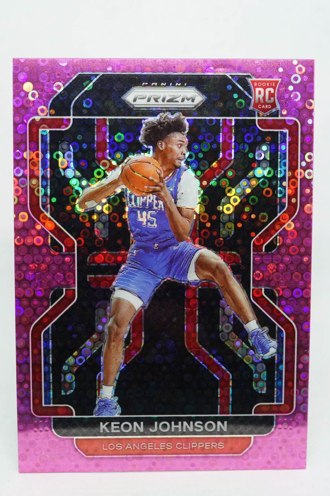 2021-22 Panini Prizm KEON JOHNSON 37/50 Pink Fast Break #326 ROOKIE Invest RARE