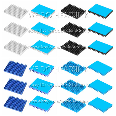 30x40x5mm Slotted Aluminum Heatsink Alloy Cooler for Raspberry Pi 4 Model B CPU