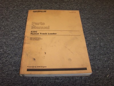 Cat Caterpillar 939C Crawler Hystat Track Type Loader Parts Catalog Manual Book