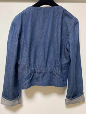 CHANEL ネイビー ヴィンテージジャケット サイズ42 美品 Chanel Boutique original. Collection 28 size 42.