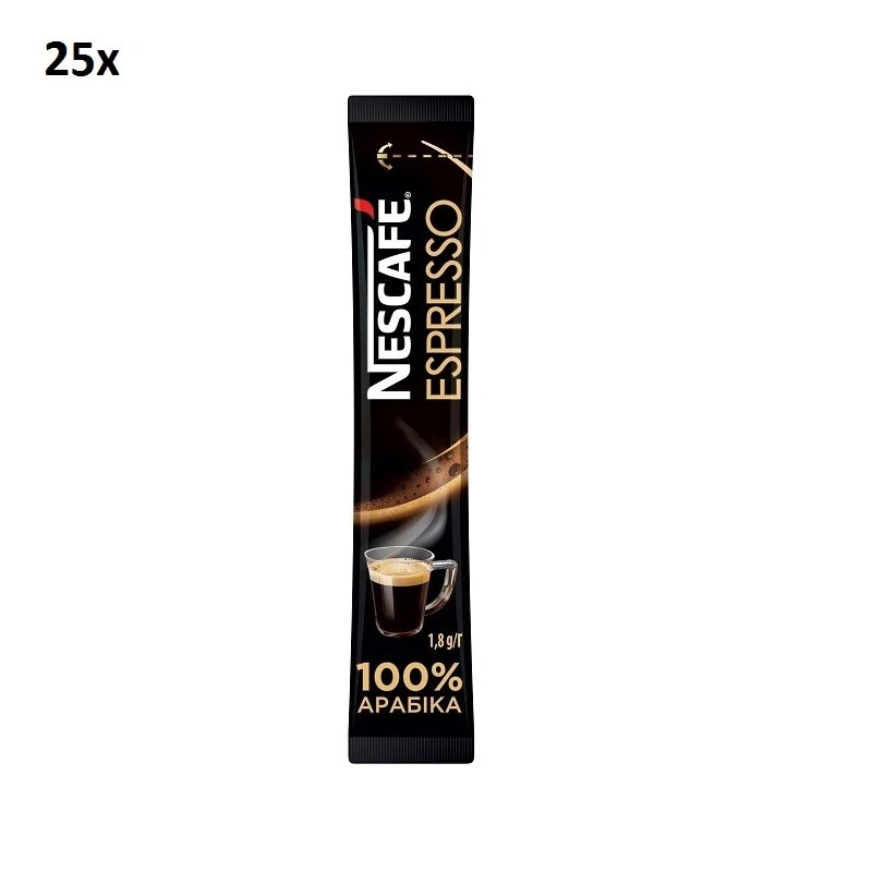 NESCAFE Boîte de 25 sticks de café instantané pur Arabica Espresso ≡  CALIPAGE