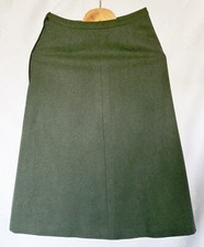 SKIRT VINTAGE TRACHTEN OKTOBERFEST DIRNDL TYROL GREEN WOOL WOMENS US 10 EU 38