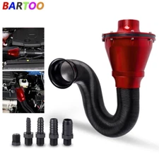 Cold Air Intake Induction Apollo Universal Kit With Air Box & Filter Red