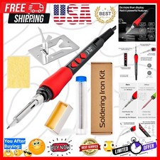 Professional 60W Soldering Iron with Easy-Clean Carry Case  Quality Accessories