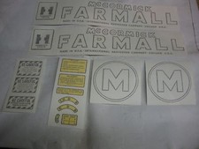 IHC International Farmall Model M VINYL Decal Set - FREE SHIPPING