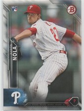 2016 Bowman Baseball #125 Aaron Nola PHILADELPHIA PHILLIES Rookie Card 23. rookie card picture