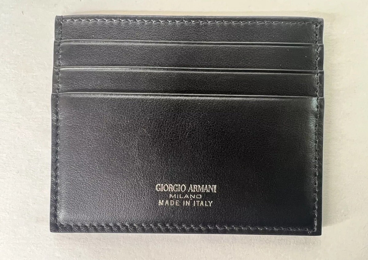 VIP【関税送料無料】希少 EMPORIO ARMANI CREDIT CARD HOLDER Giorgio Armani - Credit Card Holder - NEW WALLET IN BOX! | eBay