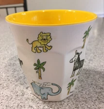 Baby Cie - Jungle Animals Melamine BPA-Free Dishwasher Safe Tumbler / Cup ~ VGUC