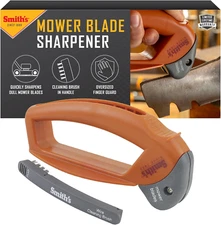 Smith’S 50603 Handheld Lawn Mower Blade Sharpener - Oversized Handle & Large Saf