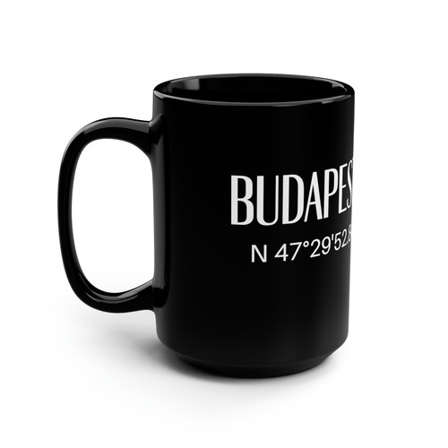 Budapest Ungarn Becher Kaffee Latte Large 15oz Reise Europa Hochglanz Original Neu - Bild 5 von 5