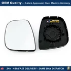 Heated Mirror Fits Peugeot Partner 2012-2018 Left Side Wing Mirror Glass