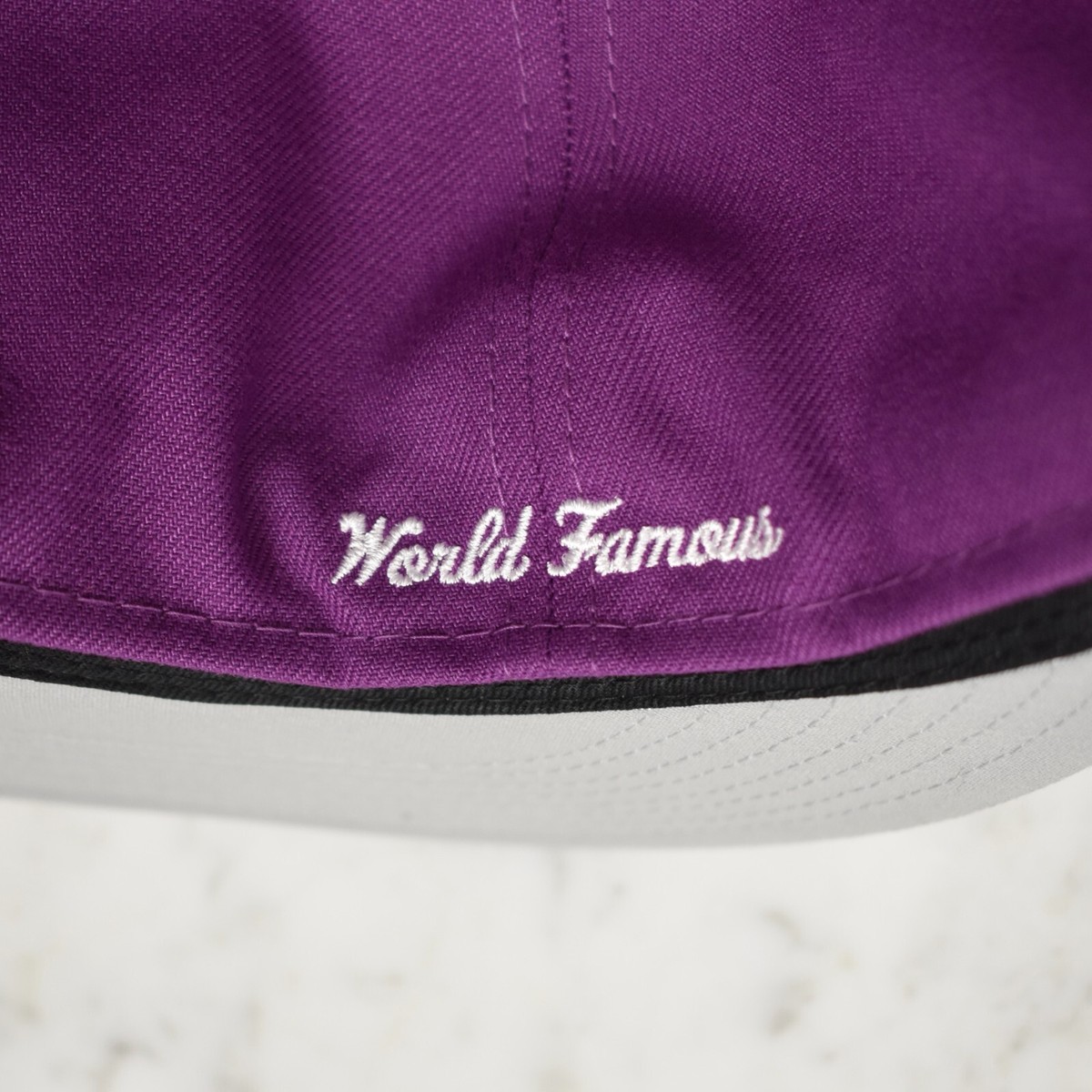 NWT Supreme New Era Purple Box Logo Championship Hat Cap 7 1/8