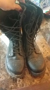 roxy black combat boots