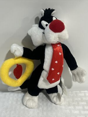 2002 Vintage Looney Tunes SYLVESTER CAT Plush 8