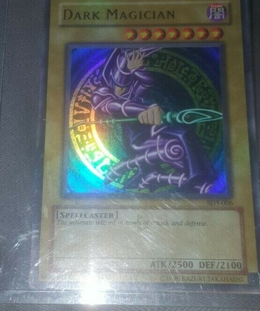 Dark Magician holographic YUGIOH CARD GAME SDY Secret Rare NM HOLO eBay