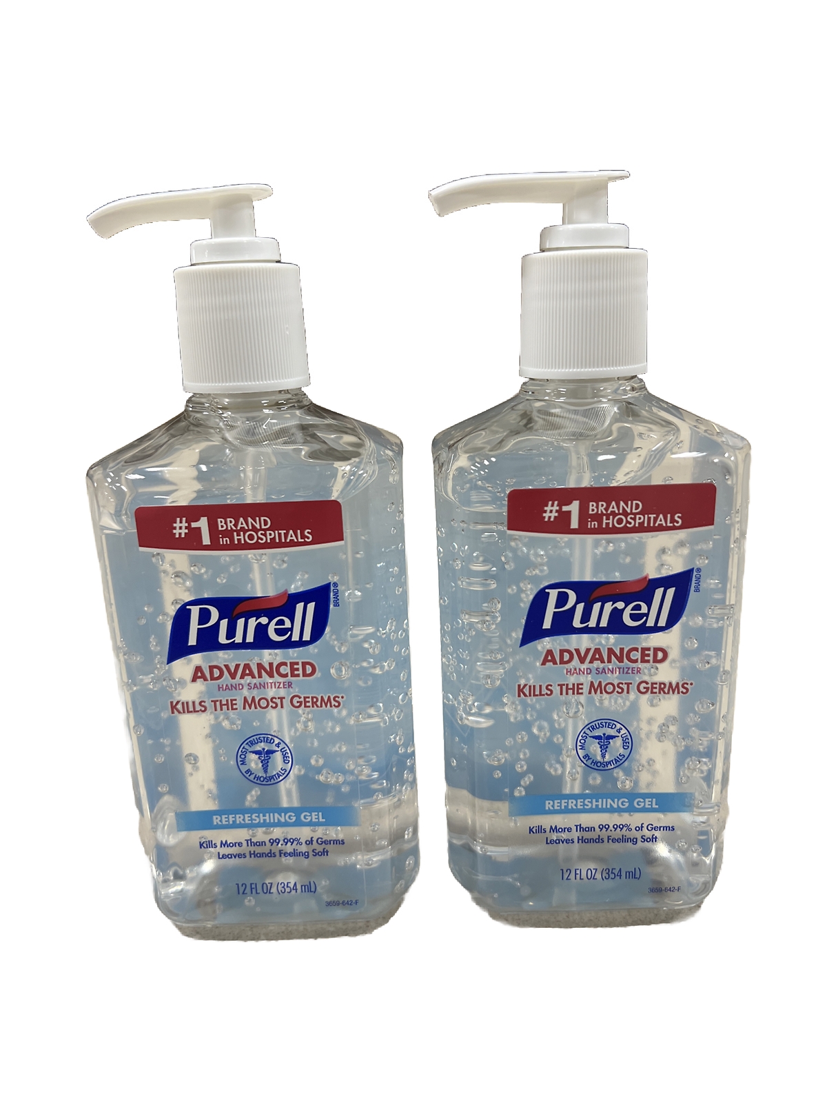 PURELL 3659 Hand Sanitizer Refreshing Gel, 12 Oz Bottle With