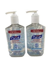 PURELL 3659 Hand Sanitizer Refreshing Gel, 12 Oz Bottle With Pump (2 PACK)