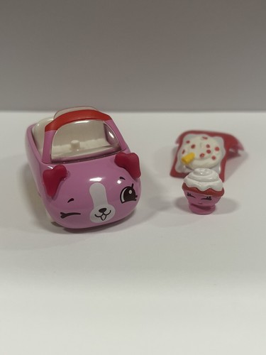 Shopkins Erdbeer Scupe Druckguss süßes Auto mit Figurelch