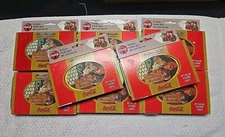 1998 COCA-COLA VINTAGE CHRISTMAS SANTA CLAUS TIN 2 SETS ~LOT OF 8~ 