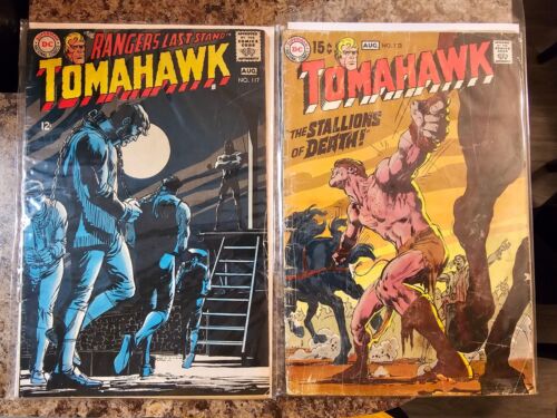 Lot de 2 Tomahawk #117 & 123 (1968) âge d'argent DC Comics Western FR-GD-VG  - Photo 1 sur 3