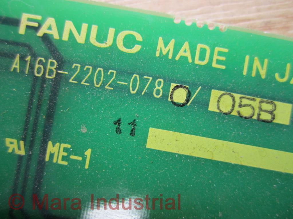 PCB FANUC A16B-2202-0786 - RICONDIZIONATO E Testato Sotto Carico