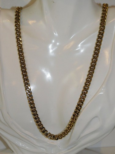 Vintage Vendome Heavy Gold Curb Link 