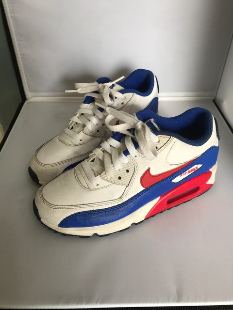 red white and blue tennis shoes