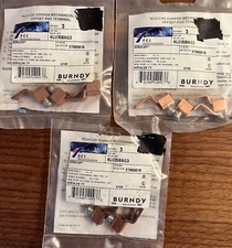 3  Burndy Copper Offset Terminal Lugs for #14 - #6 Str  KLU35BAG3-3 Packs of 3ea