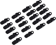 20Pcs Tarp Clamps Awning Canopy Clamp Tent Fasteners Clip Set Car Boat Black 