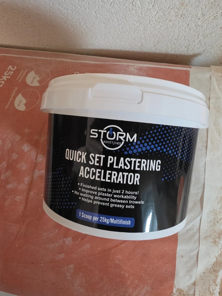 1KG Plaster Accelerator Half Time Quick set Storm additives