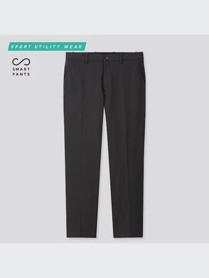 UNIQLO Men s EZY Ultra-Stretch/Dry-EX Ankle Pants in Black Sz M
