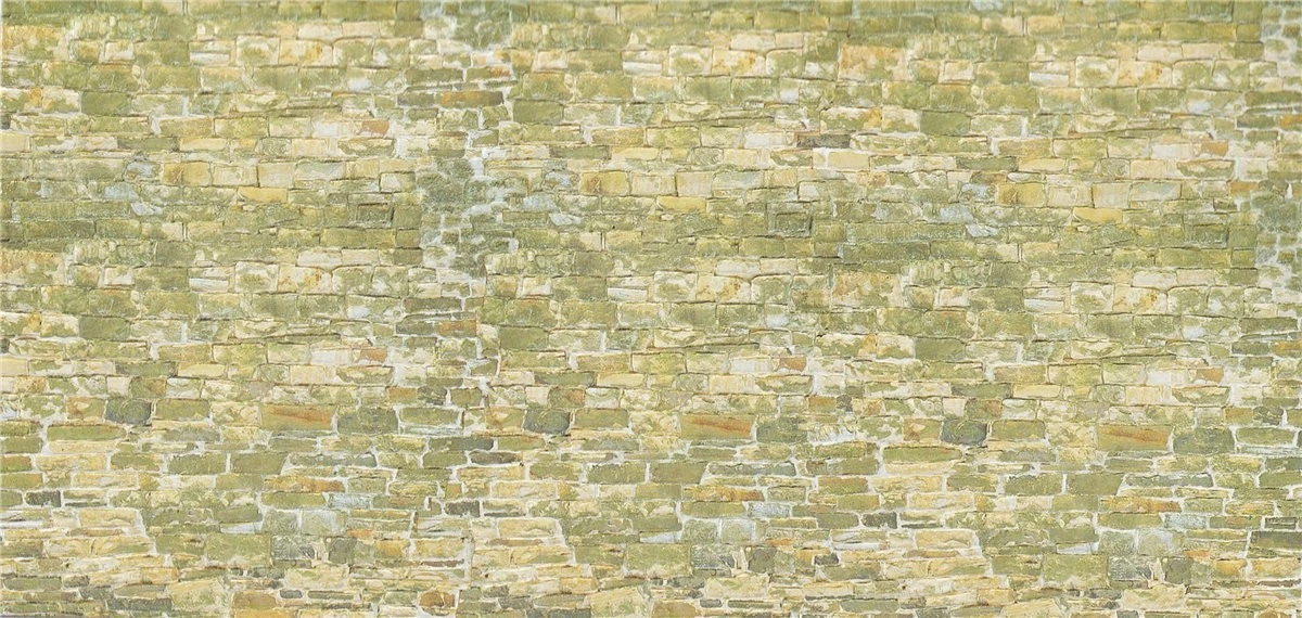 Plaque cartonnée Vollmer 46040 - HO 1/87 - Mur en granite