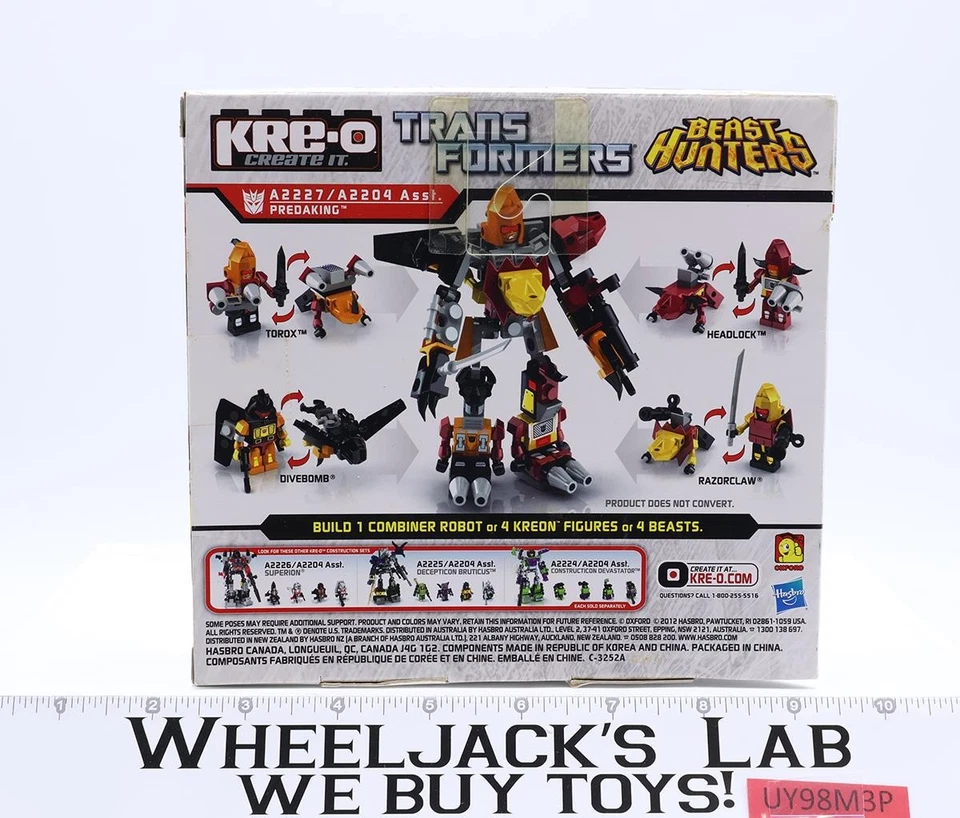 Predaking Kre-O Micro Changers Transformers 2015 Hasbro NEW SEALED - Image 2 of 4