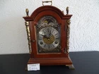 NICE OVERHAULED WARMINK MANTEL CLOCK WITH DOUBLE BELL