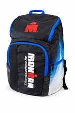 IRONMAN IM Transition Backpack Black Blue Unisex Triathlon Gear Bag