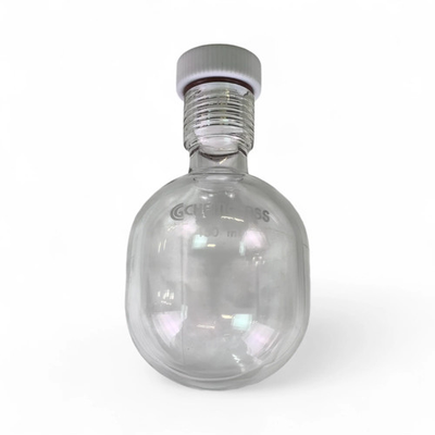 #ad #ad Chemglass 150mL HW Round Bottom Pressure Vessel #15 Internal Thread w O ring Cap $69.00