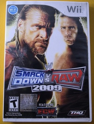 WWE Smackdown vs. Raw 2009 (2008) Nintendo Wii Complete Tested And Working