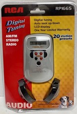 RCA Digital Tuning Stereo AM/FM Radio RP1665. Factory Sealed.